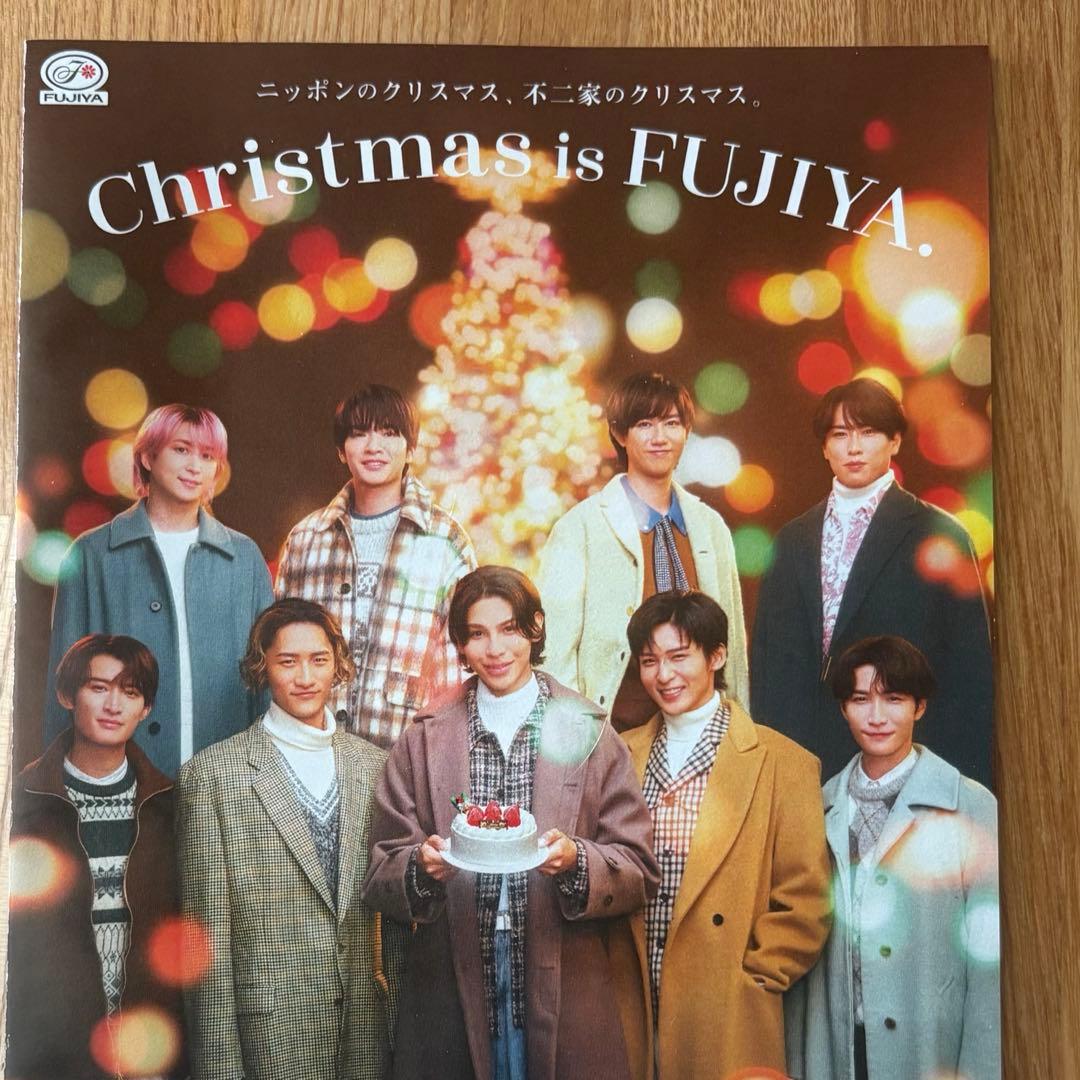 不二家　 Man 2025 オリジナルクリスマスプレート　皿　フライヤー