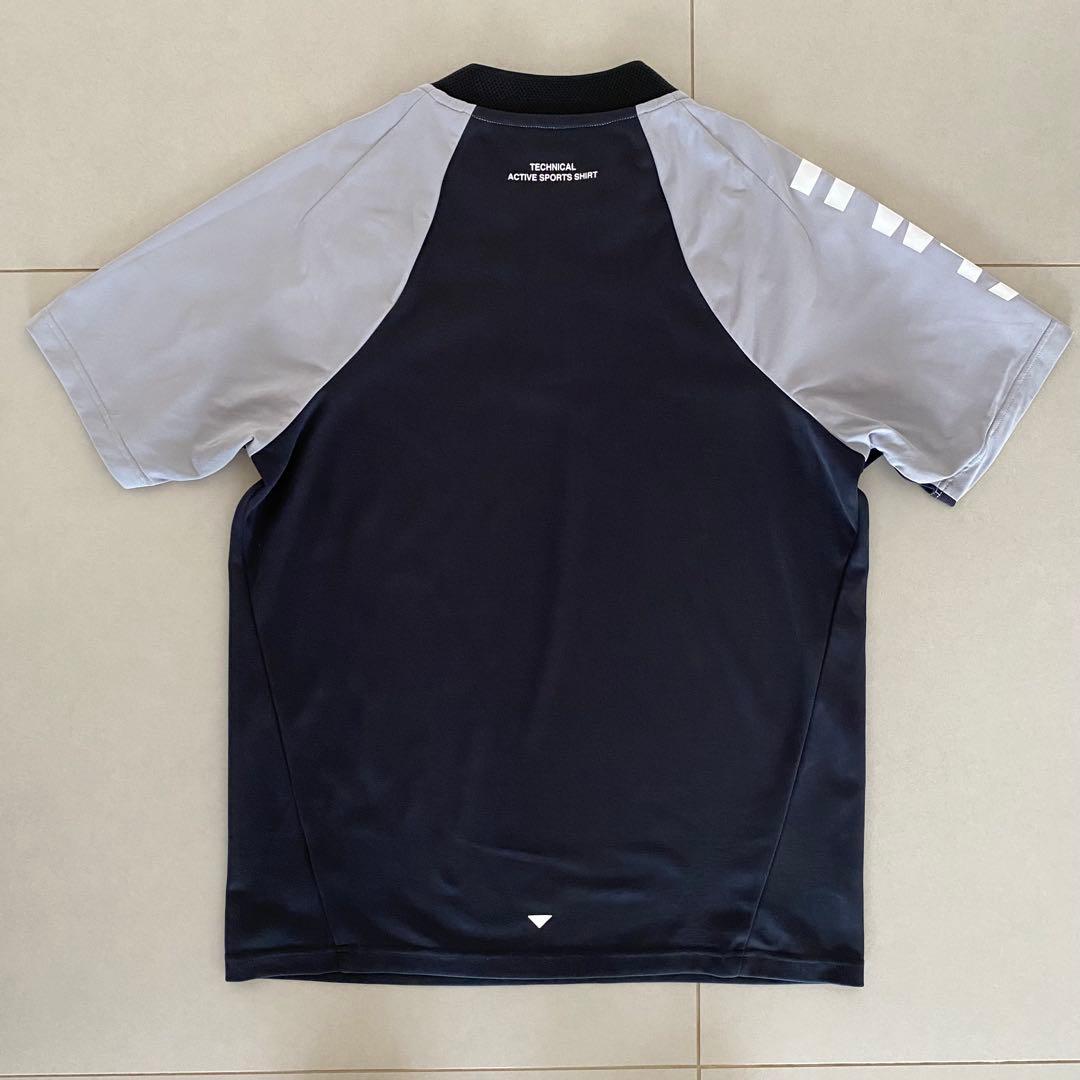 TFW49 ポロシャツ 黒/グレー