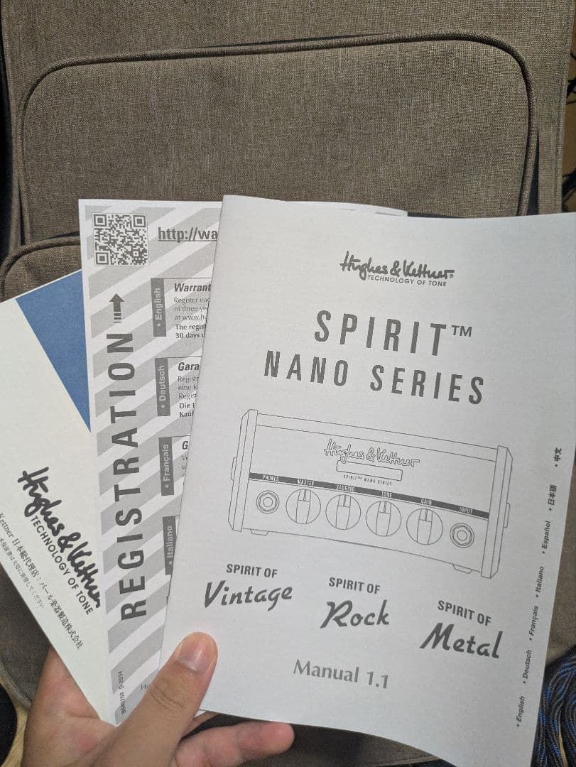 ギター Hughes & Kettner Spirit of Vintage