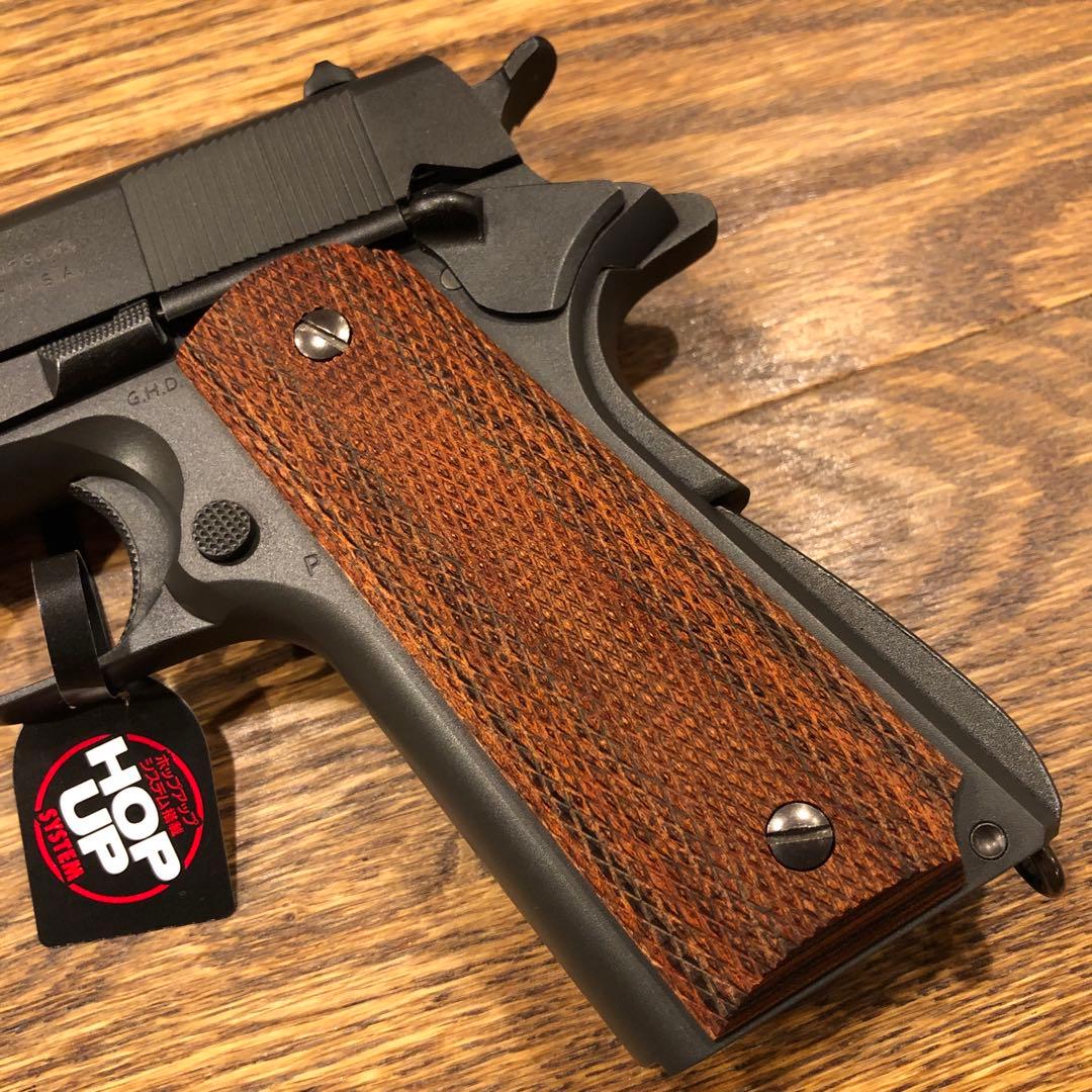 東京マルイＭ1911A1 コルトガバメント、PDIインナーバレル、木グリ付超美品
