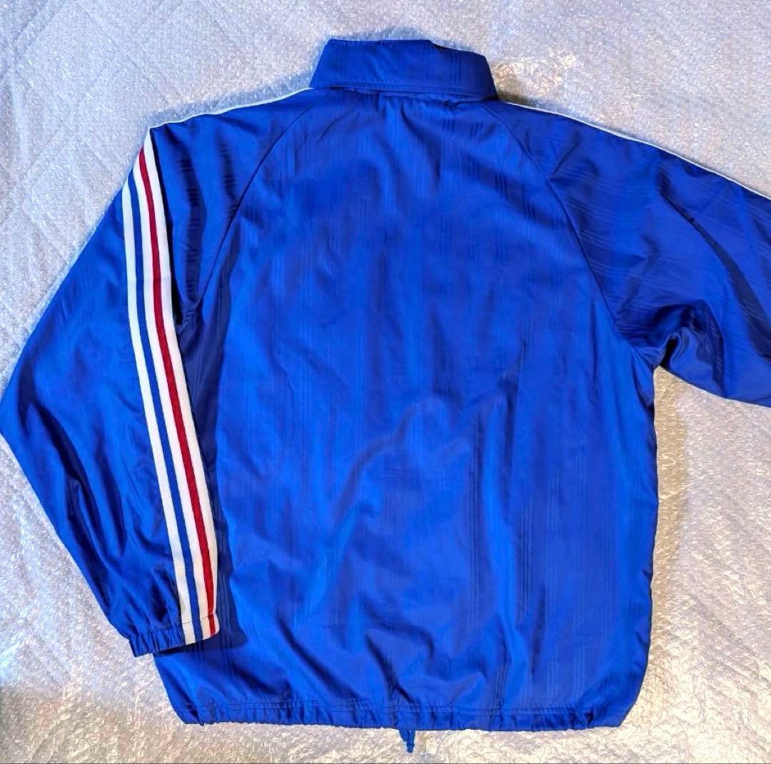 adidas ナイロンジャージ 裏ボア トリコロール Mサイズ 170cm