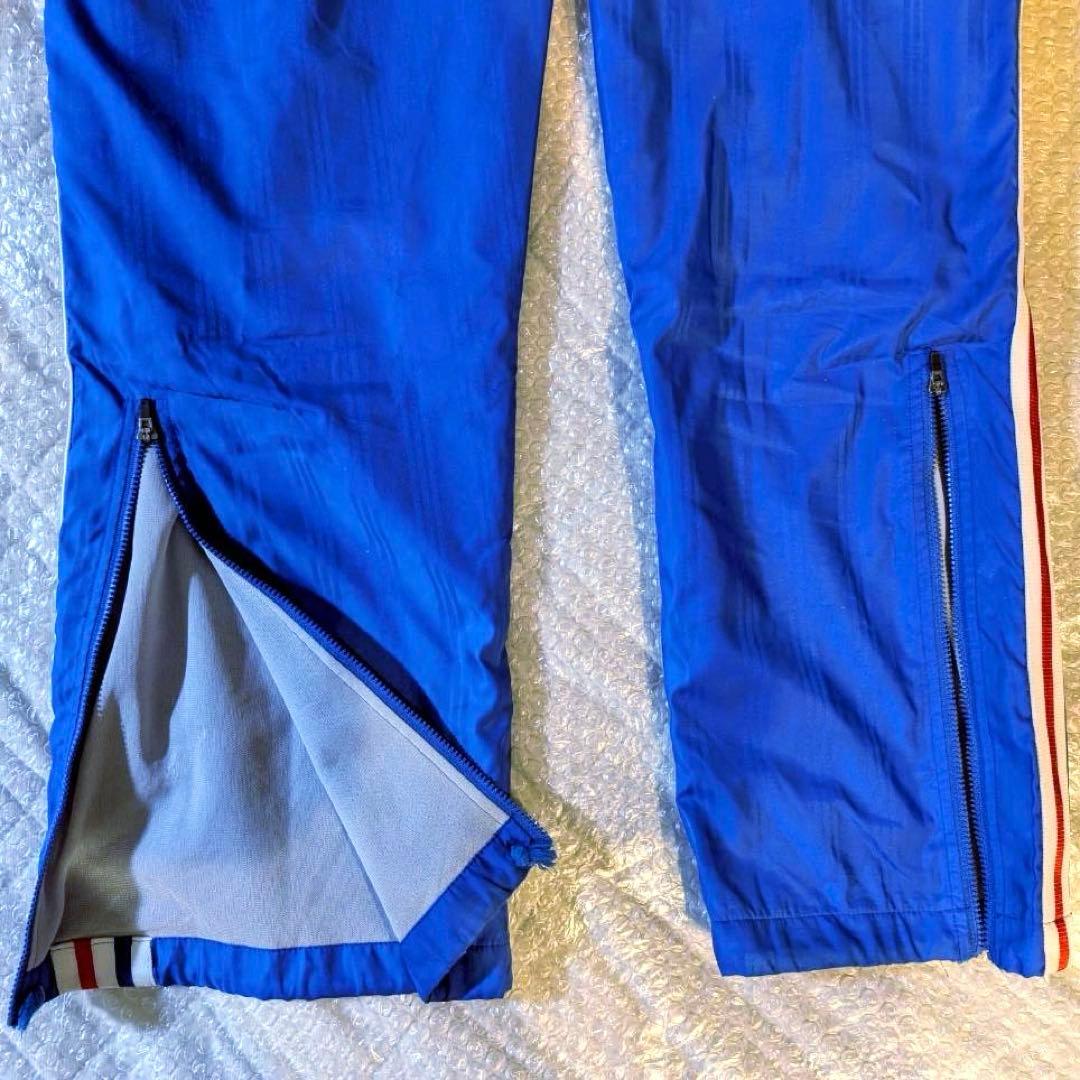 adidas ナイロンジャージ 裏ボア トリコロール Mサイズ 170cm