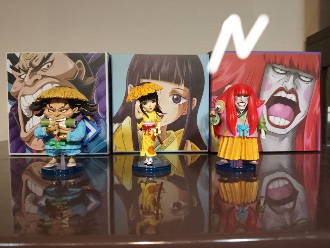 ワンピース　海外フィギュア　ＹＺ 菊之丞　カン十郎　雷ぞう　ワノ国