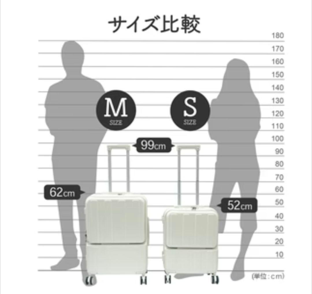 【新品・未使用品】スーツケース 　キャリーケース Mサイズ　グリーン　★★大人気