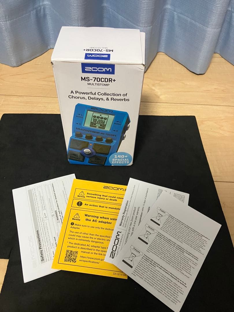 ZOOM MS-70CDR+ マルチエフェクター 箱・説明書付き