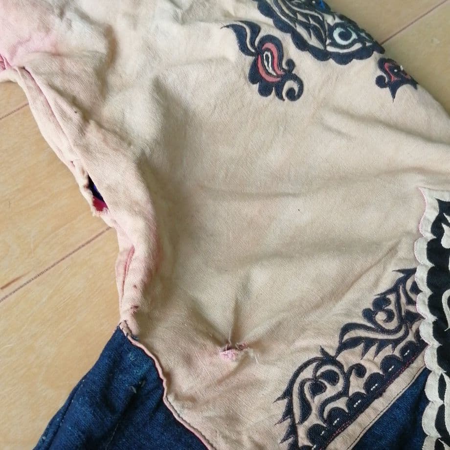 で★アンティーク　中国　清王朝　刺繍服