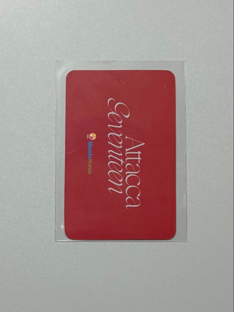 【1165】SEVENTEEN attacca ヨントン 特典 ウォヌ