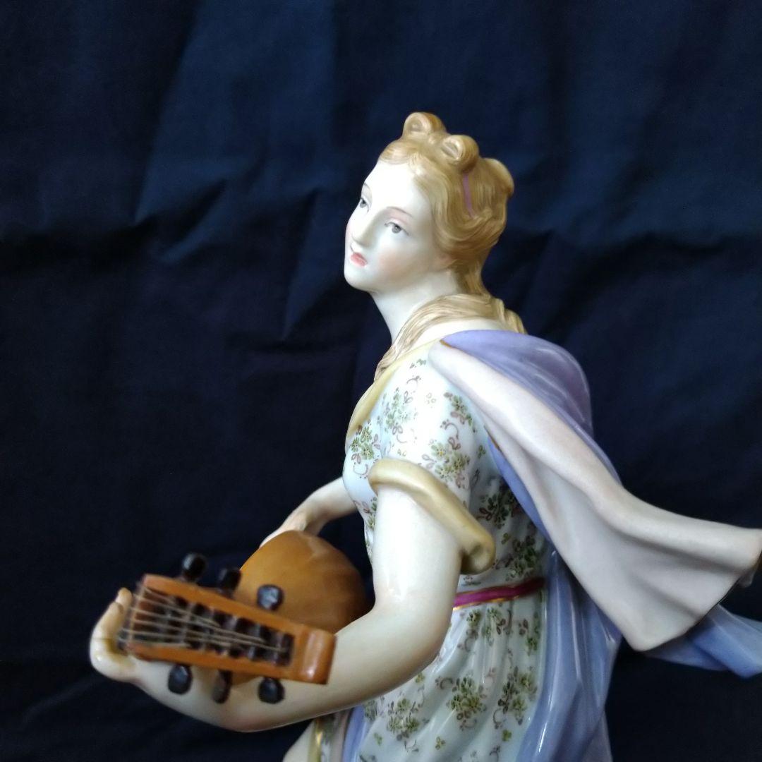 希少✤1924年以前マイセン(Meissen)『聴覚(五感の寓意より）』