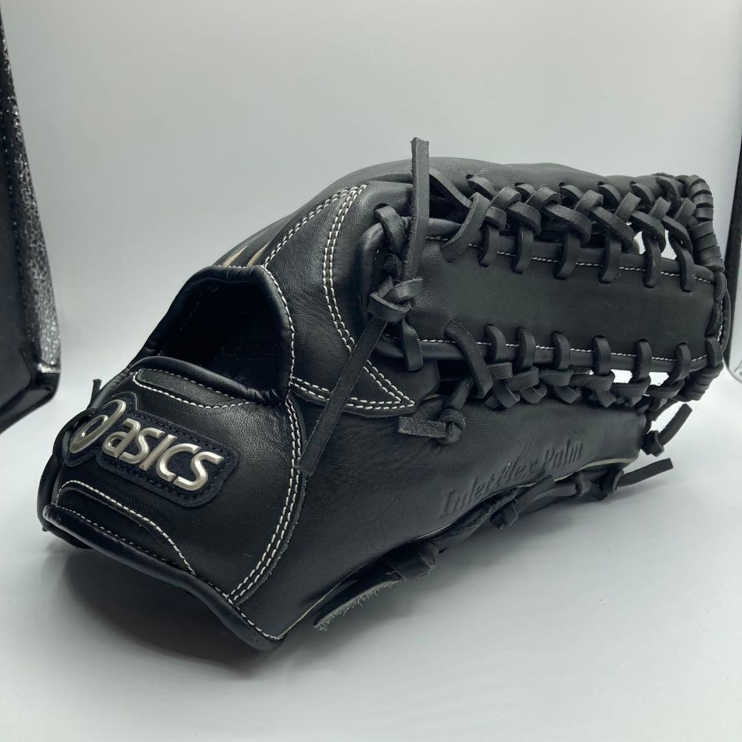 美品　3回使用のみ　asics アシックス グローブ 軟式大人用 外野手　右投げ