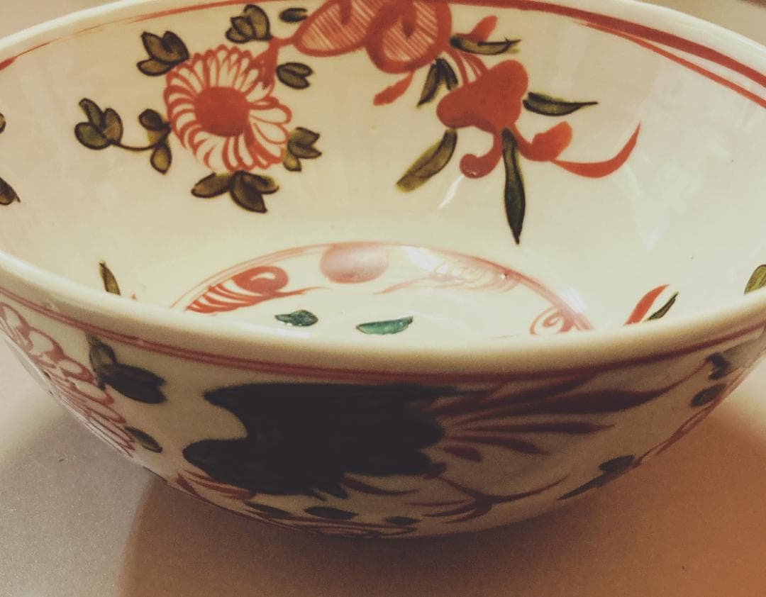 【値下げ】 三浦竹泉 赤絵鉢 【真作保証】