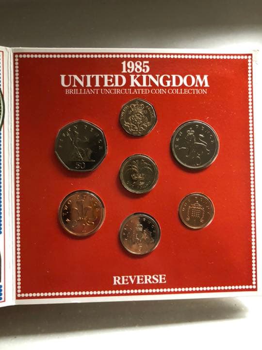 イギリス　硬貨セット　1985年