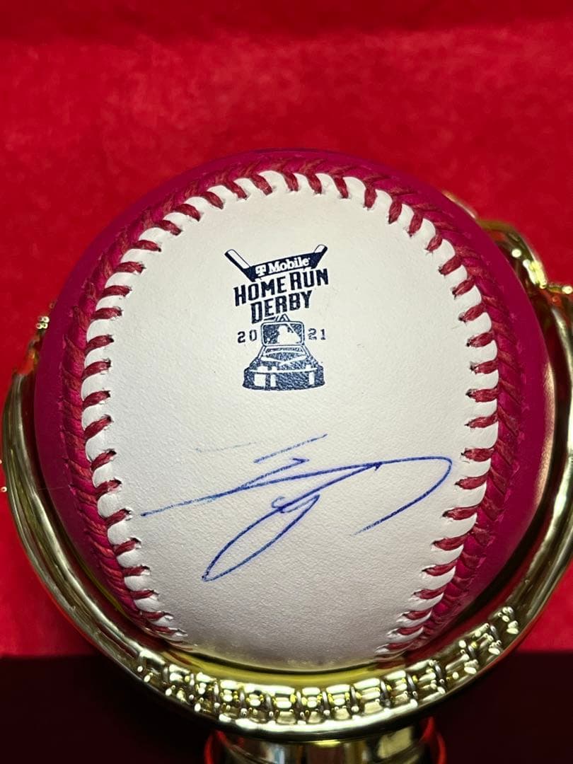 大谷翔平2021オールスターゲームホームランダービー球直筆サインボール