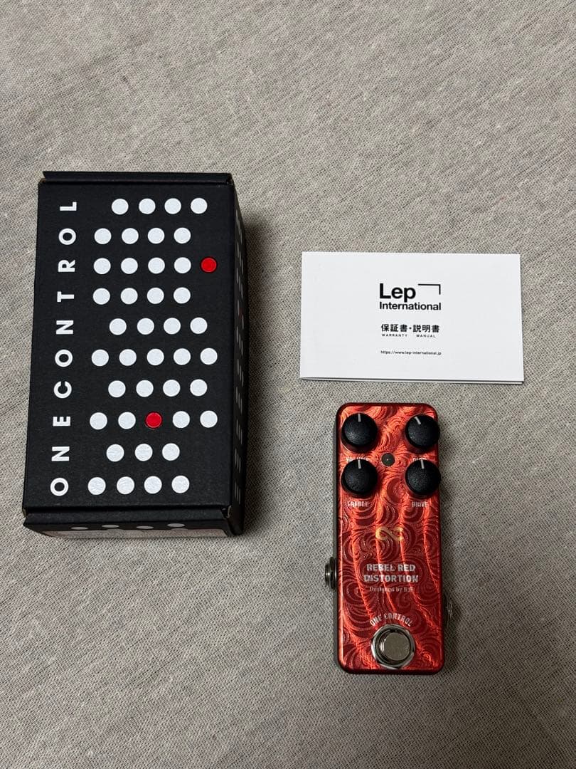 中古 One Control REBEL RED DISTORTION 4K