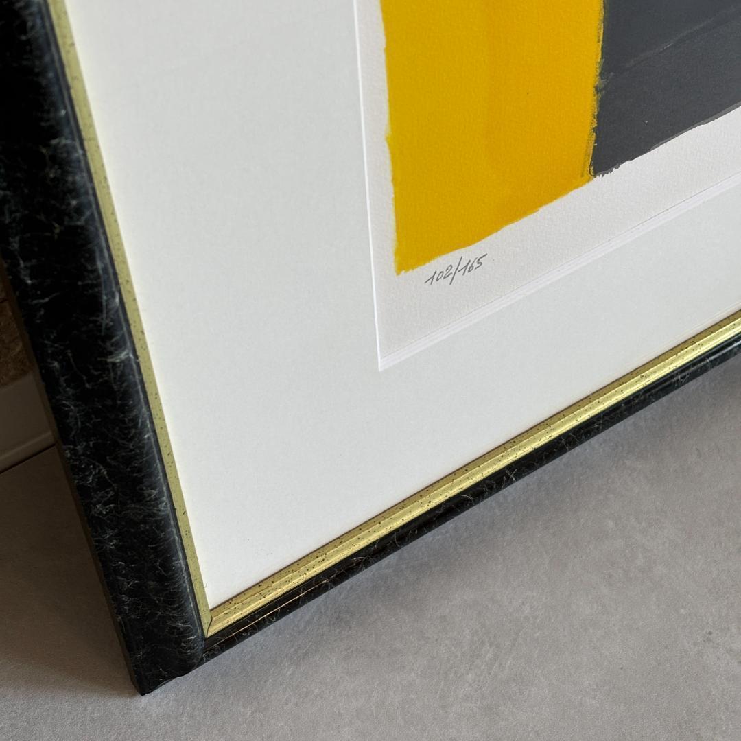 真作リトグラフ　ベルナール・カトラン　ヴィクトリアの花瓶のある静物