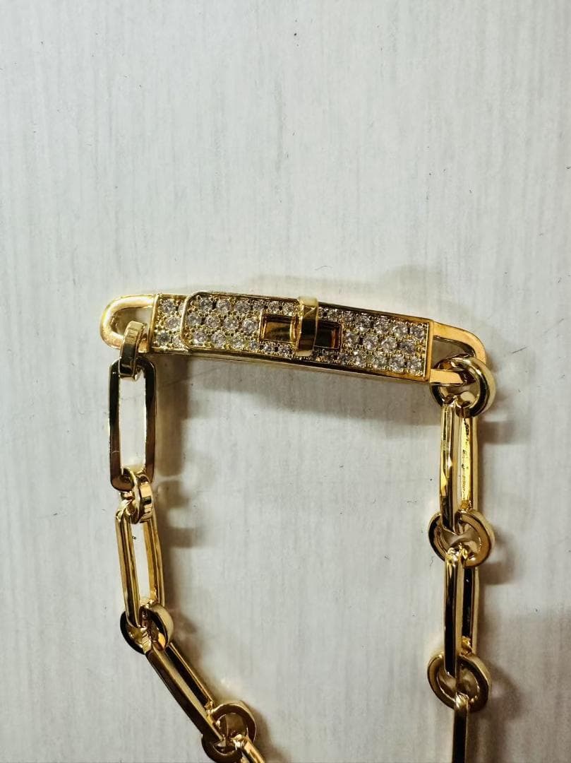 エルメス ケリー クロシェット ブレスレット 18K ゴールド ダイヤモンド