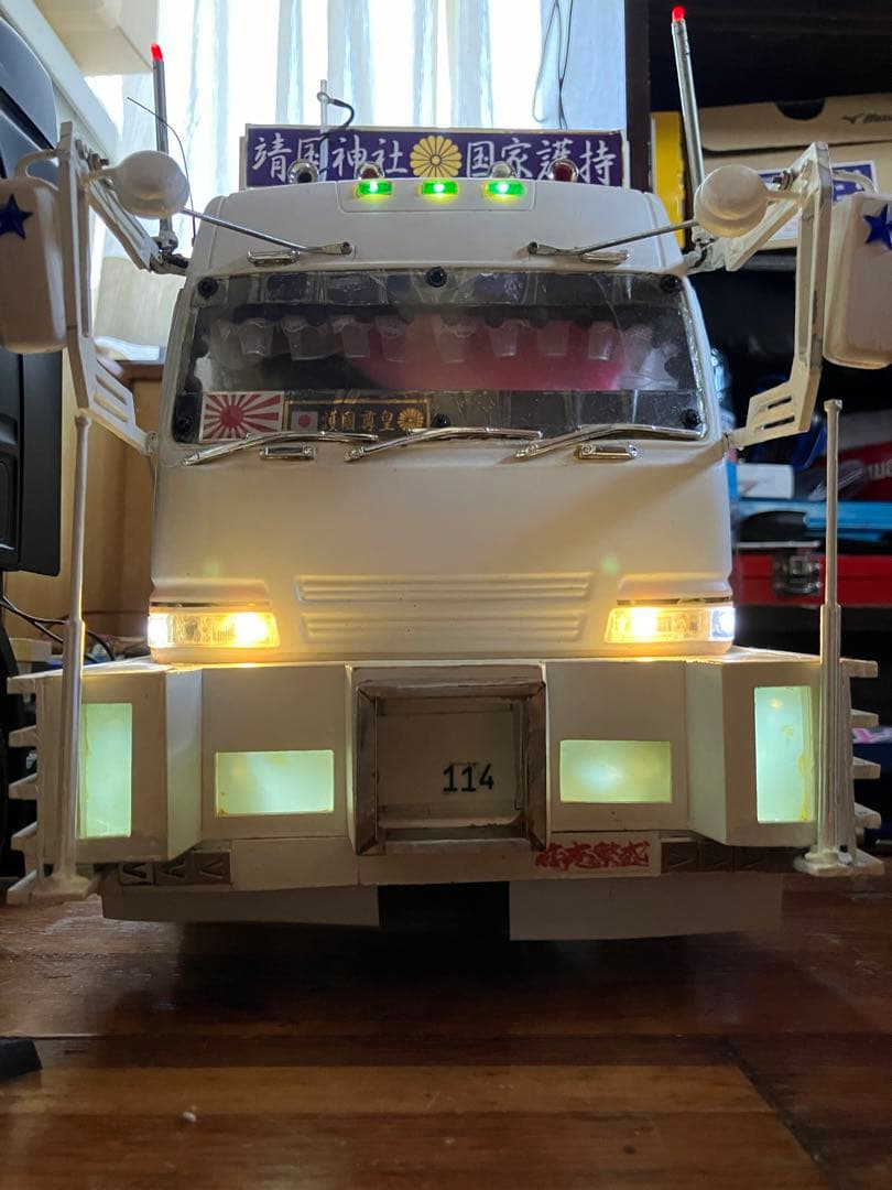 タミヤ1/14 フルオペ Rc ムネトラ スーパーグレード 深底ダンプ デコトラ