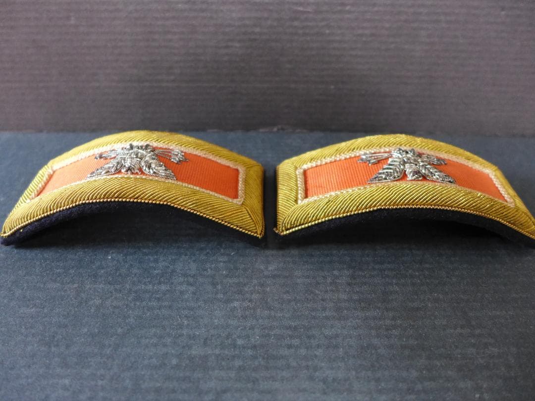 時代物 中古美品　アメリカ陸軍　工兵隊　大佐の肩章　階級章　US NAVY