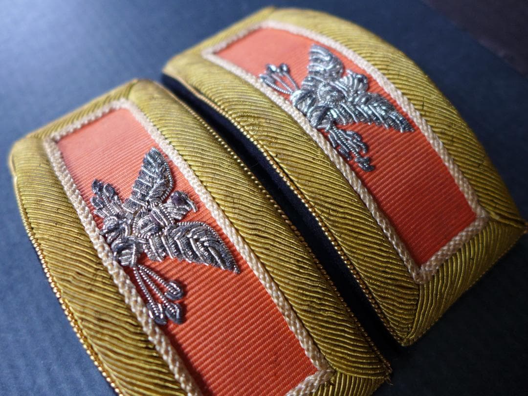 時代物 中古美品　アメリカ陸軍　工兵隊　大佐の肩章　階級章　US NAVY