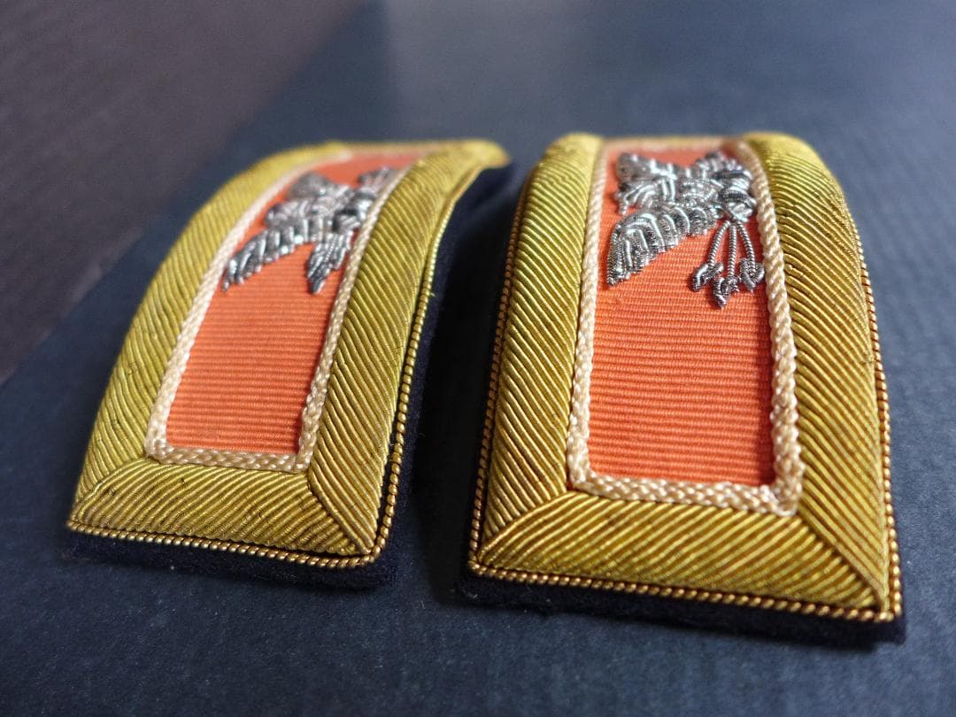 時代物 中古美品　アメリカ陸軍　工兵隊　大佐の肩章　階級章　US NAVY