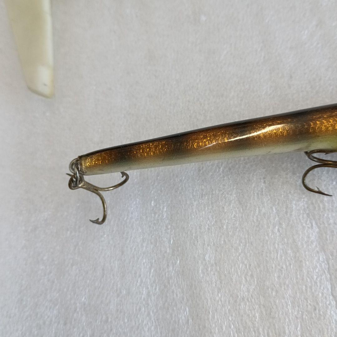 ナベミノー　約15センチ　ハンドメイドルアー　バルサミノー　オールドルアー