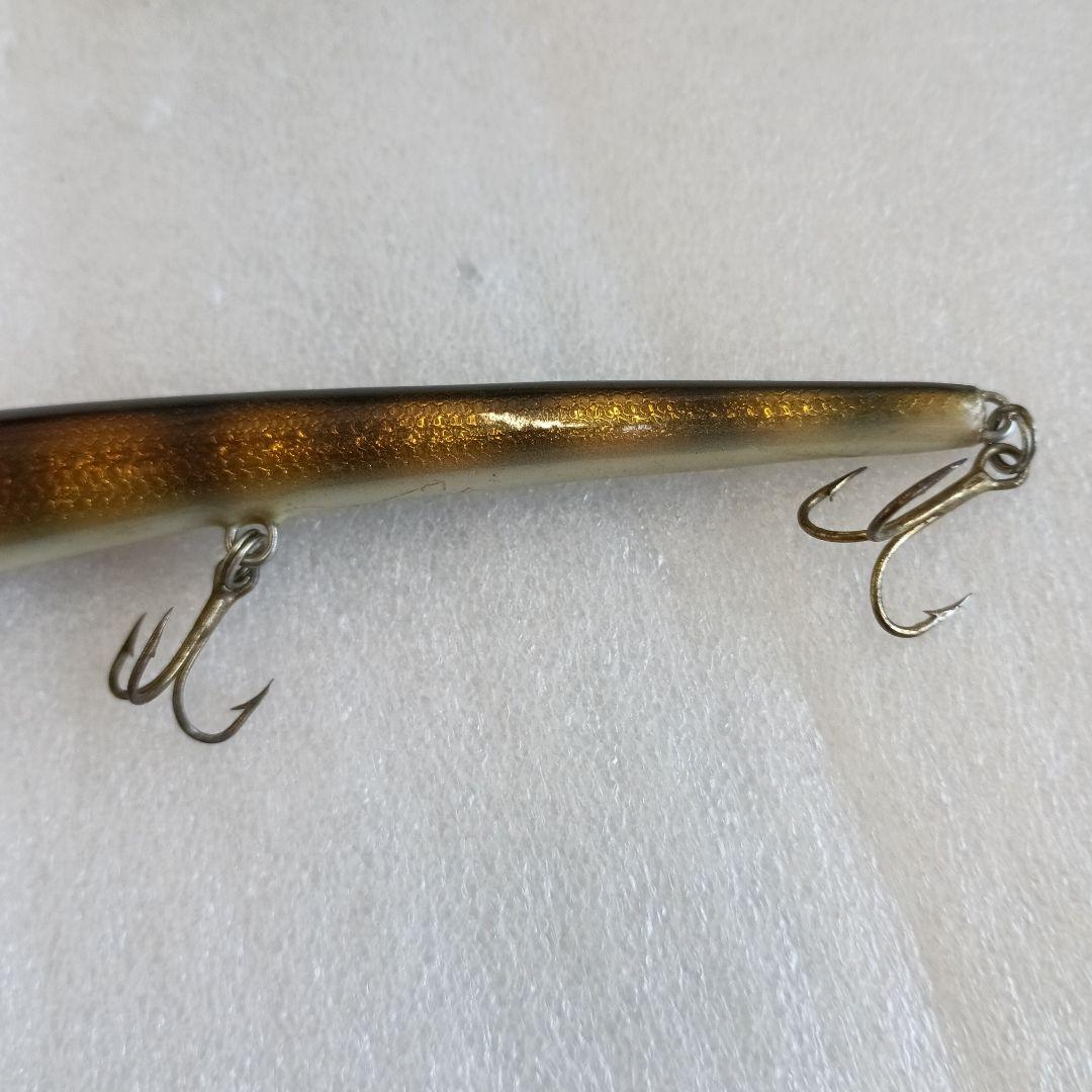 ナベミノー　約15センチ　ハンドメイドルアー　バルサミノー　オールドルアー