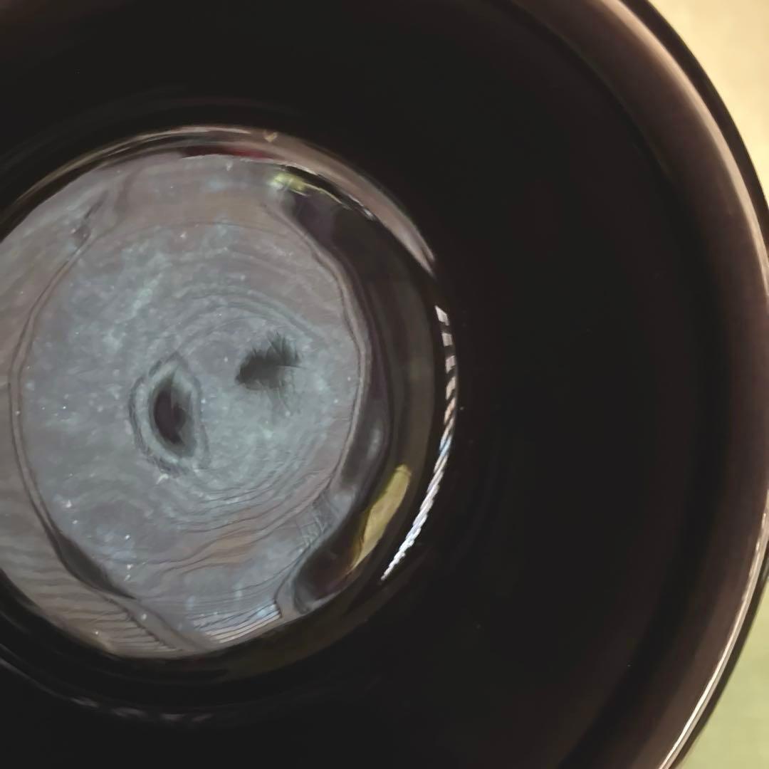 美品✨【茶道具】紫交趾　鋲紋　建水✨中村翠嵐✨ 御物袋【紫縮緬】共箱　外箱　歴栞