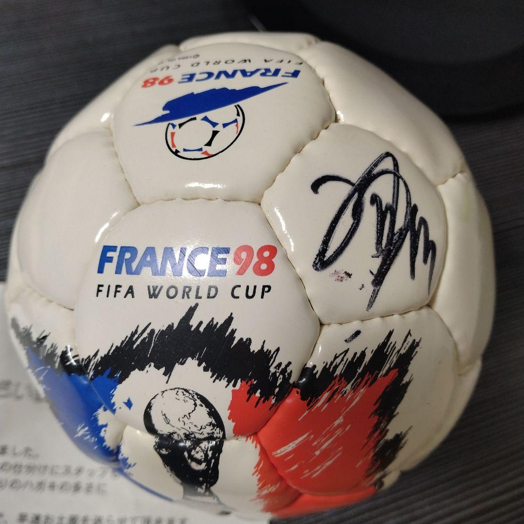 FRANCE 98 FIFA WORLD CUP サッカーボール サイン入り