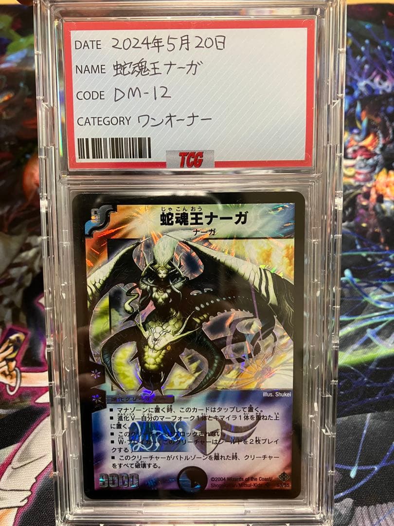 デュエマ　dm-12 蛇魂王ナーガ ワンオーナー