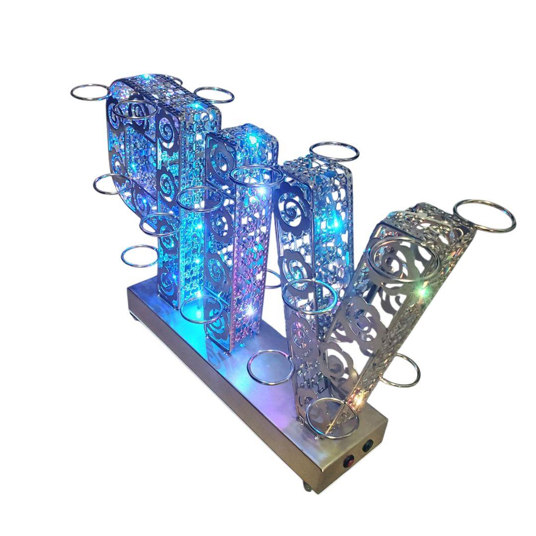 テキーラ観覧車 LEDワインラック VIP電飾スタンド カクテルホルダー 照明