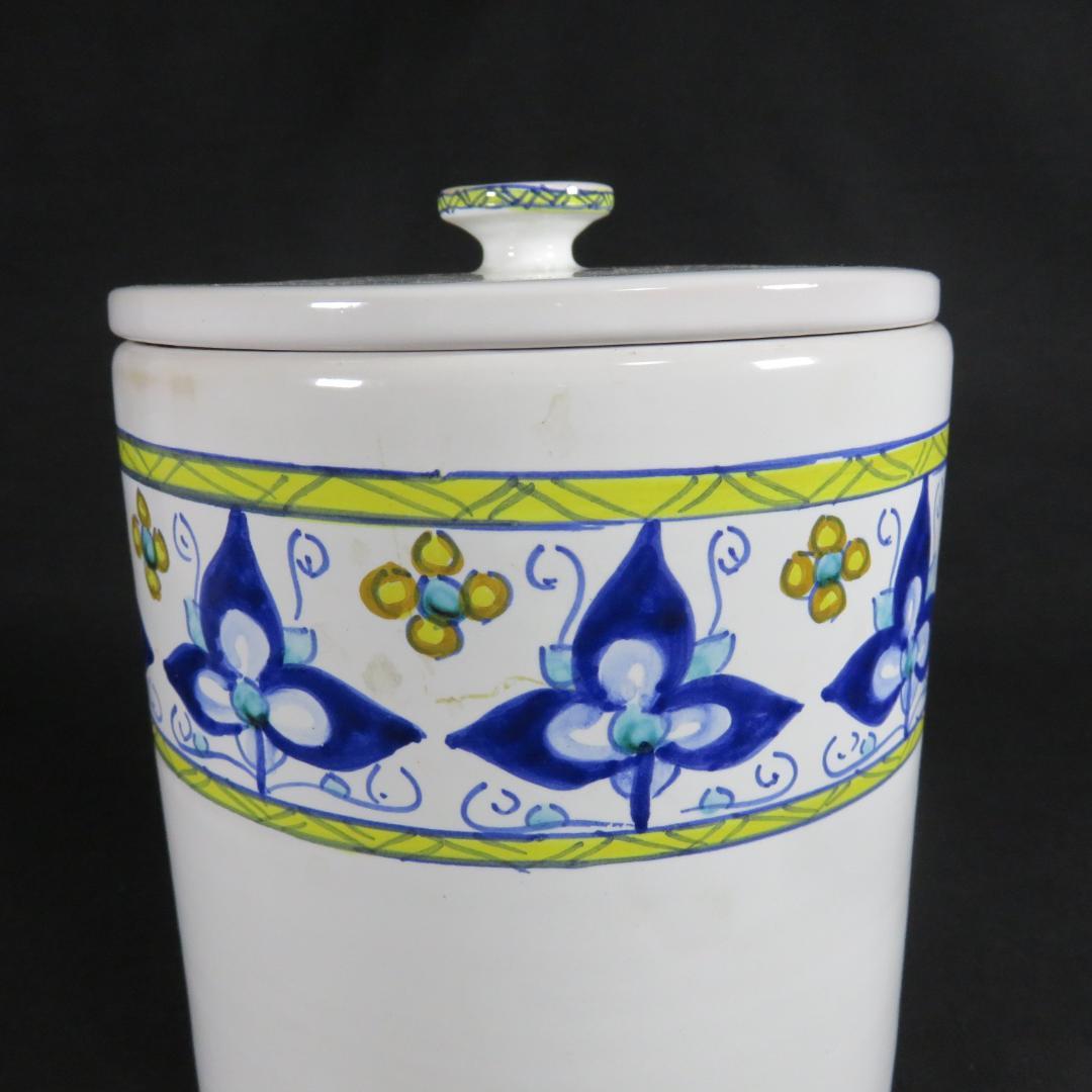 水指 水差し 茶道具 イタリア ファエンツァ 木箱 変わり種 夏