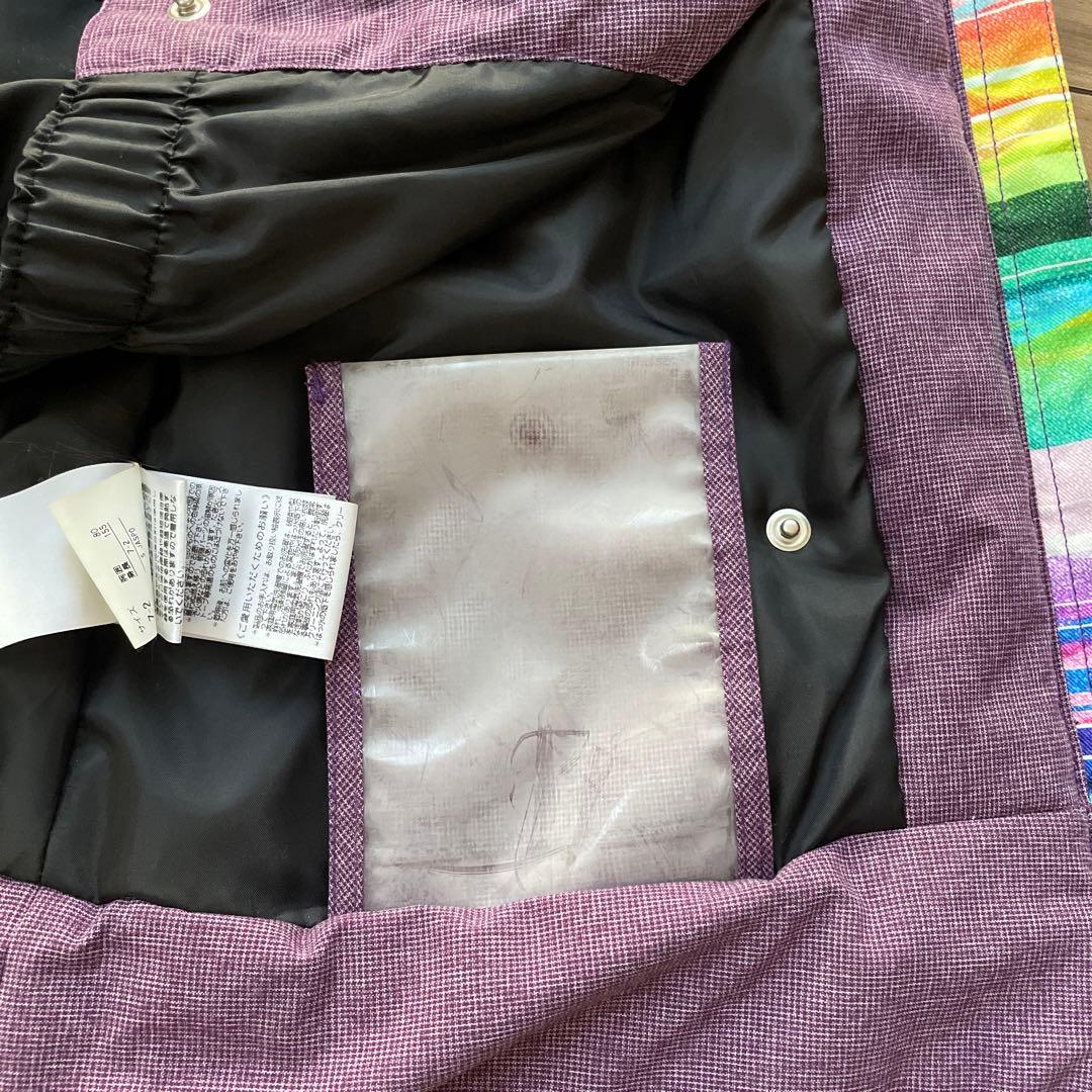 【2/2迄】【値下げ】phenix スキーウェア　パープル系　マルチカラー　7号