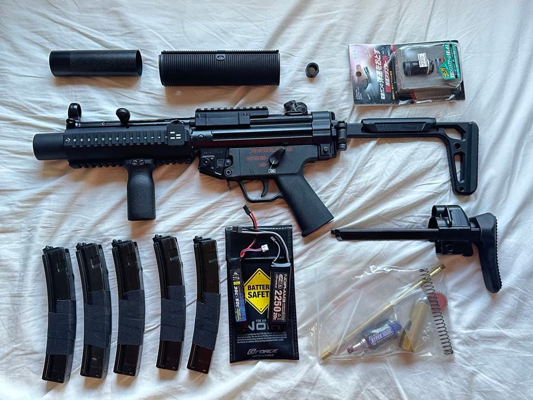 総額17万超え　東京マルイ　次世代　電動ガン　MP5SD6 カスタム