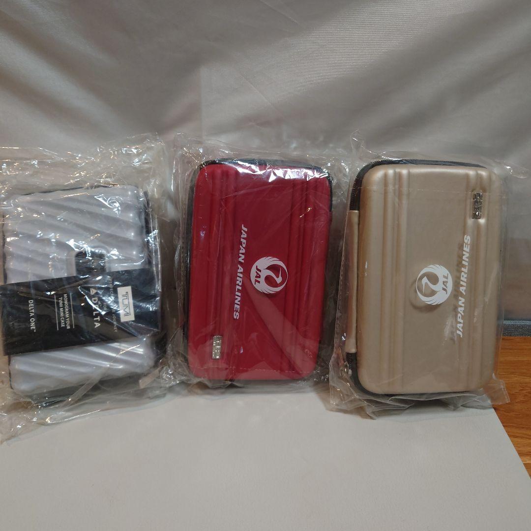 ビジネスクラス JAL日本航空 スーツケース型 アメニティポーチ
