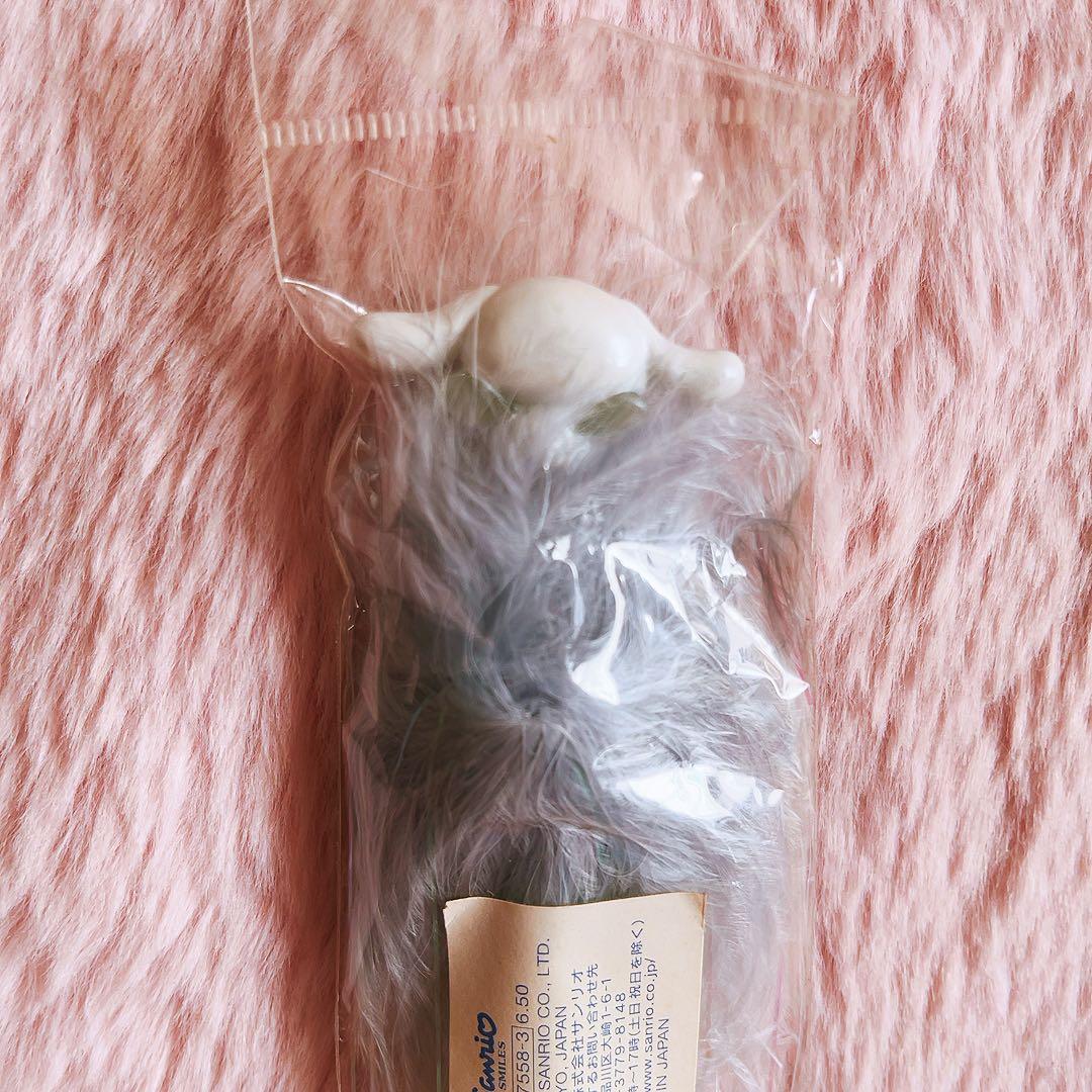 希少レア　シナモロール　ファー付きシャープペン　テンシ　平成レトロ　サンリオ