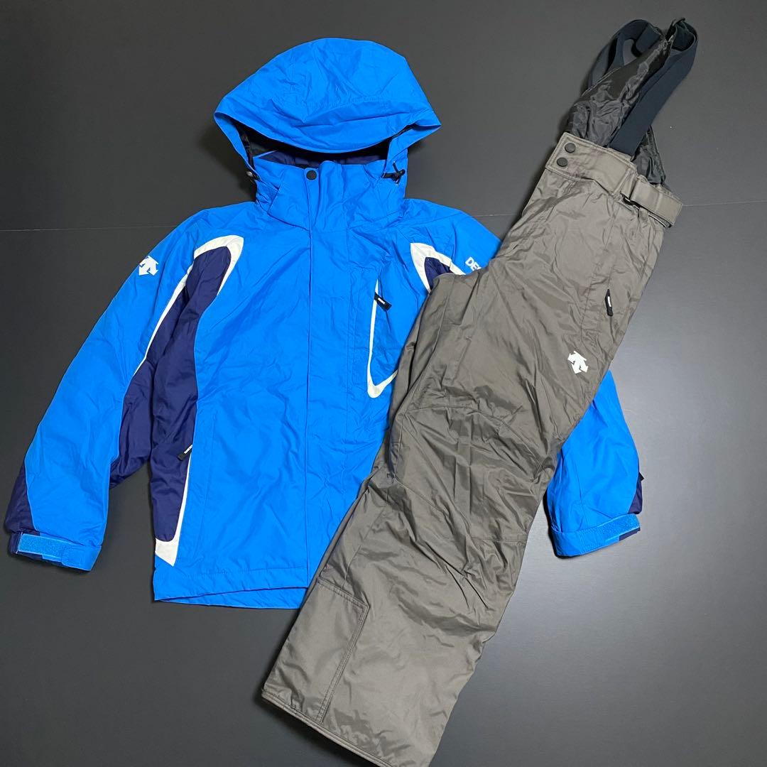 美品 DESCENTE スキー 上下セット セットアップ 中綿 撥水 メンズ M