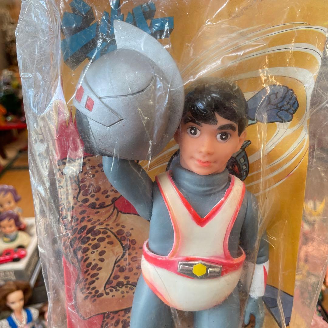 激レア　当時物　シルバー仮面　(面取れ) スタンダードサイズ　旧バンダイ