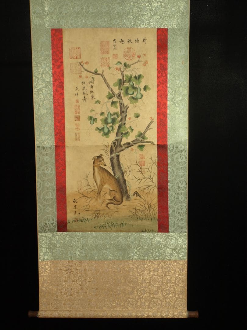 中国北宋時代の 人物図　肉筆絵　激安骨董品 古美術 BD335A12-1