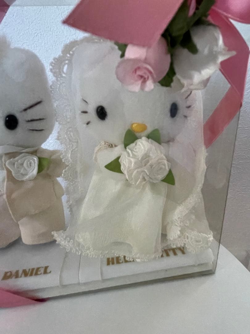 ハローキティ ダニエル ウエディングぬいぐるみセット2000年製 結婚 未開封