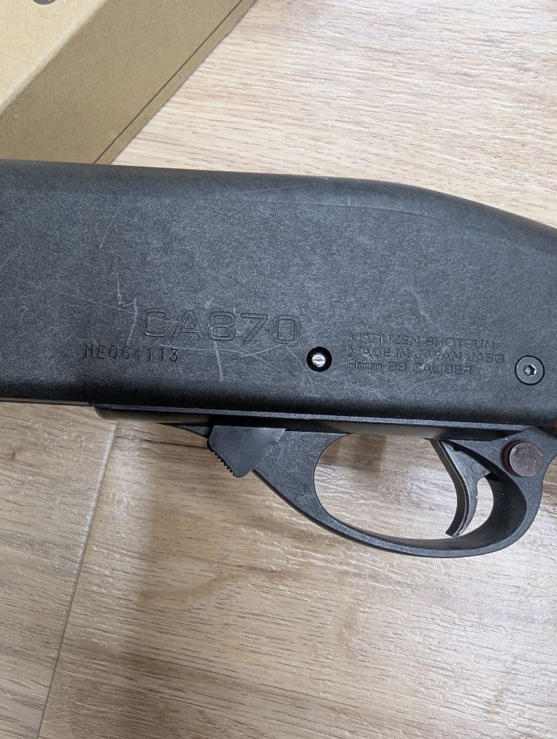 マルゼン CA870ストック リアル木製ウッドストック装換 ショートマガジン付き