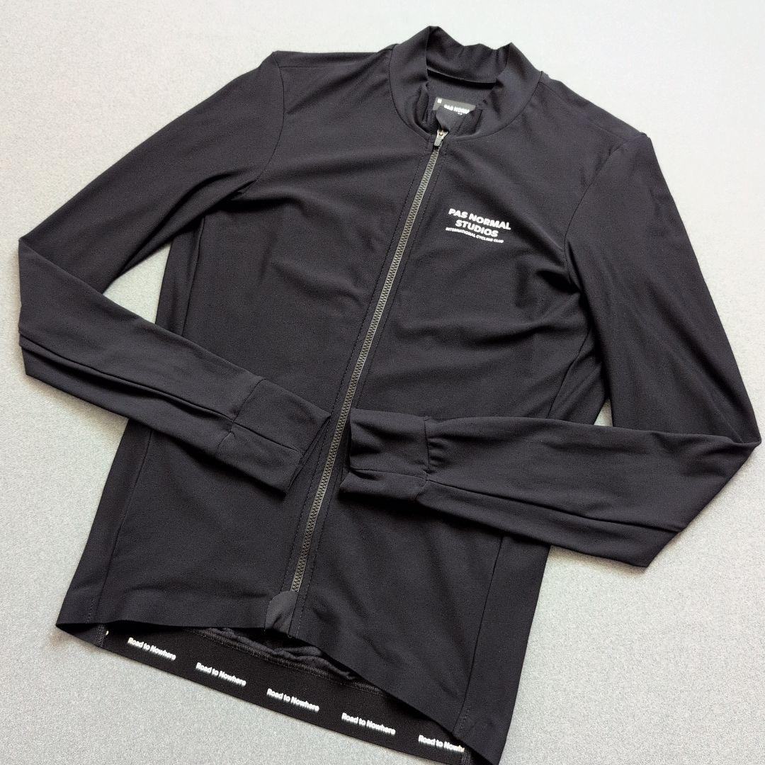 【定価38000円】パスノーマルスタジオ　裏起毛　サイクルジャージ長袖　M