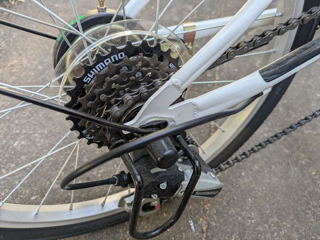 【千葉県引取限定】ACE BUDDY 折りたたみ自転車 ホワイト　美品