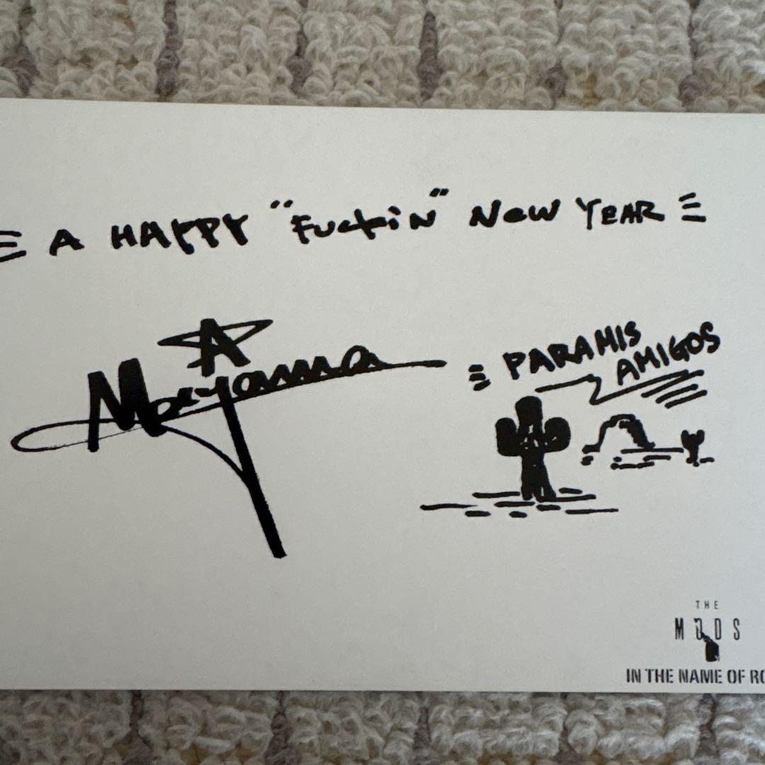 ＴＨＥ　ＭＯＤＳ　ポストカードセット サイン入り