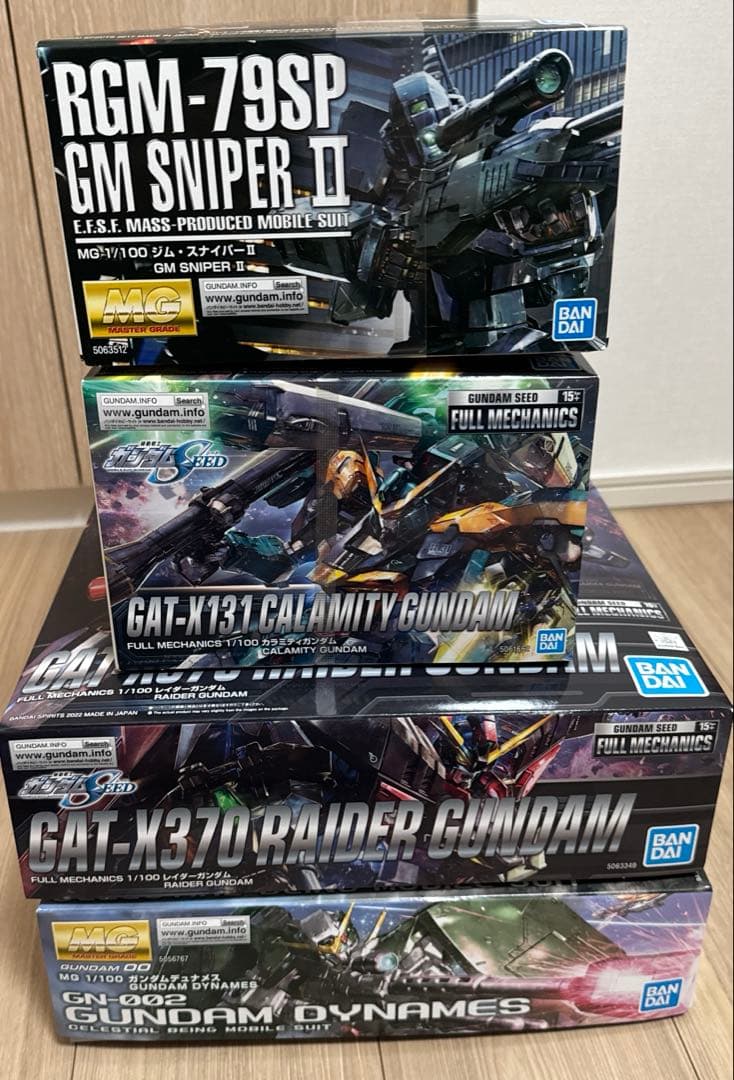 新品 ガンプラMG シード/00/宇宙世紀 ジムスナ2 /レイダー カラミティ