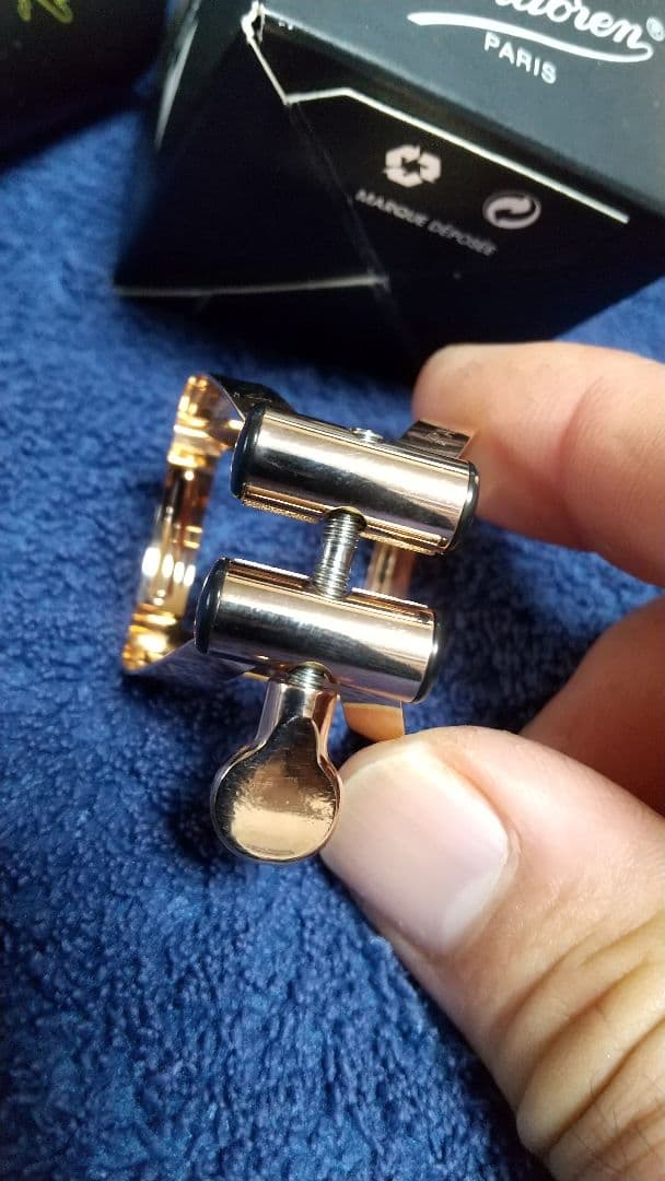 テナーサックス用　リガチャー　vandoren lc58pgp ピンクゴールド