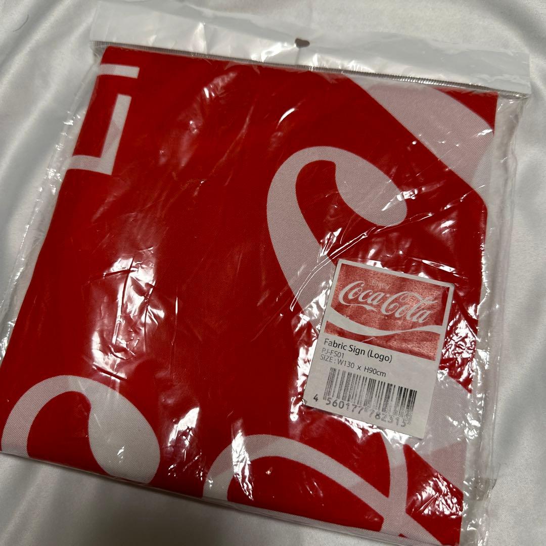 新品廃盤　コカ・コーラブランド サインW130×H90cm 旗 フラッグ