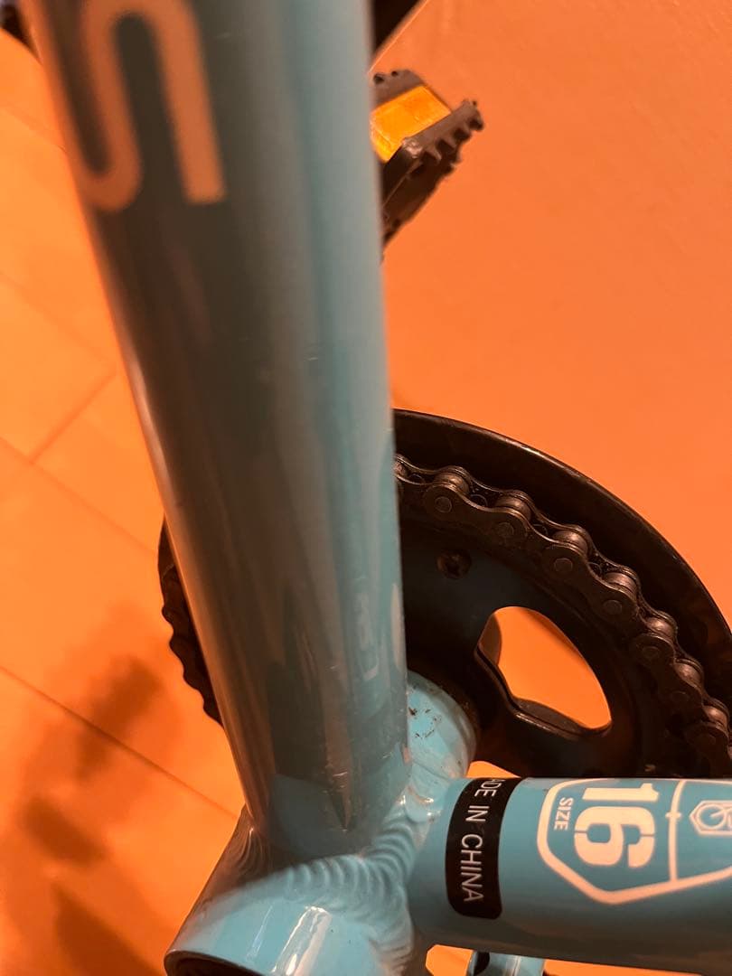 【引き取り限定】ヨツバサイクル キッズバイク　16インチ　限定色　水色