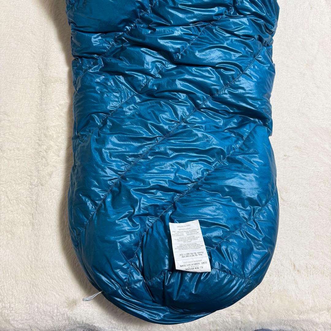 極美品モンベル　アルパインダウンハガー800 右ジップバルサムクリーニング済