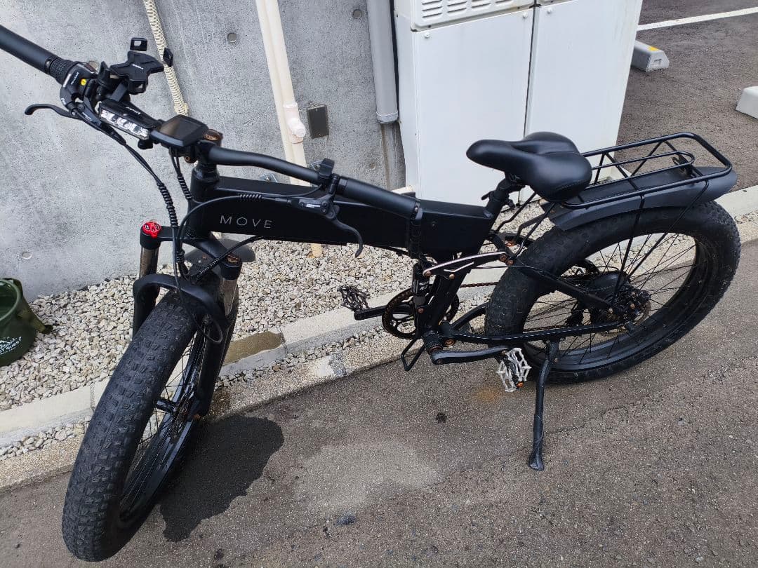 MOVE X 電動アシスト自転車 26インチファットタイヤ 折りたたみ
