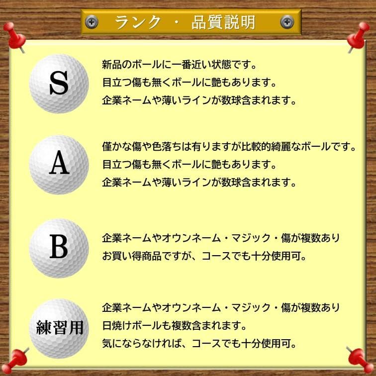 【S165】 ブリヂストンTOURBXS 黄 24年 ロストボール 24球