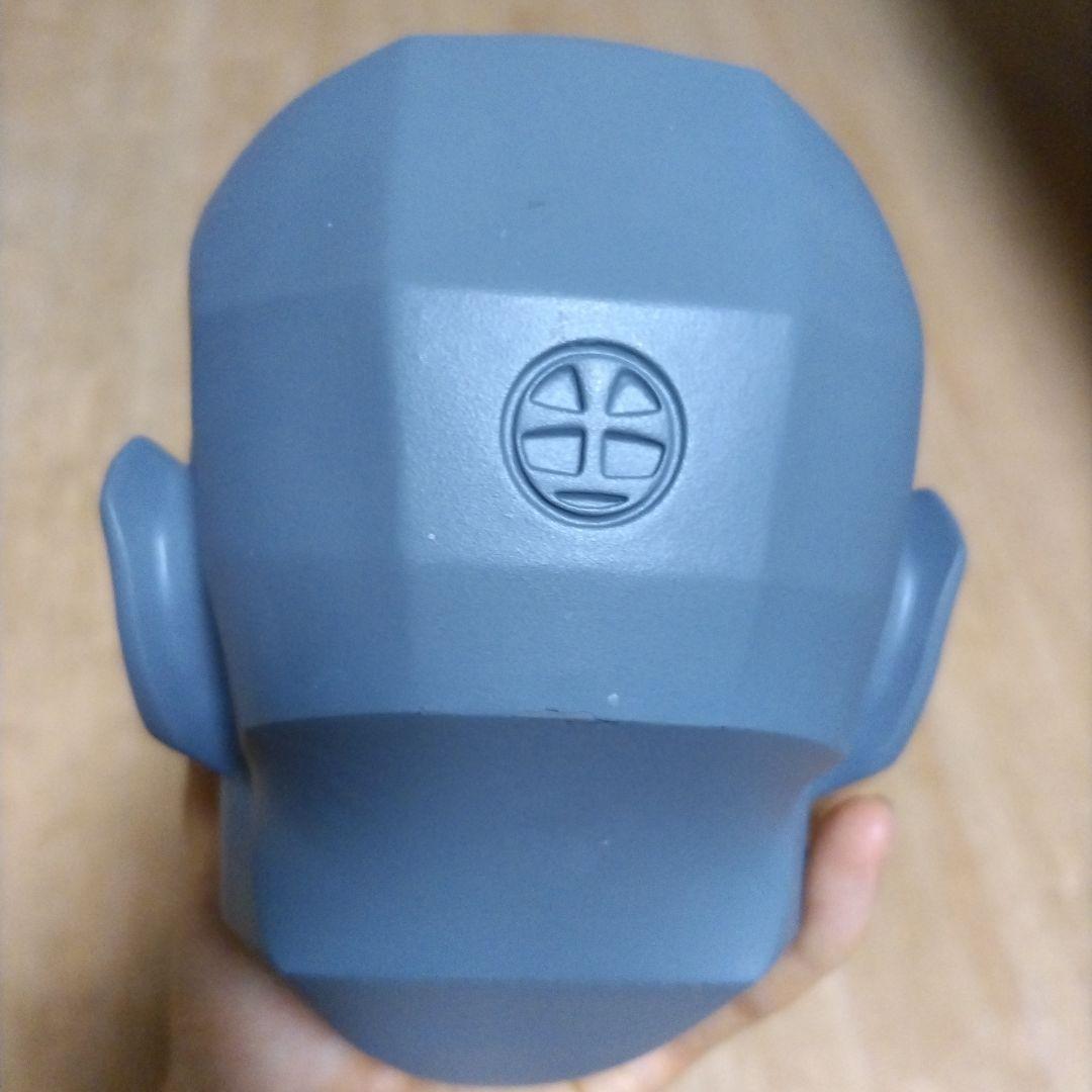 ドクロ＆ポリヘドロンマン　人体　フィギュア　頭蓋骨　美術　アナトミー